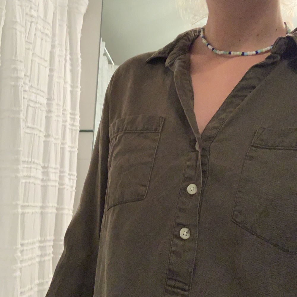 Super Comfy Button Down Pullover. - image 3